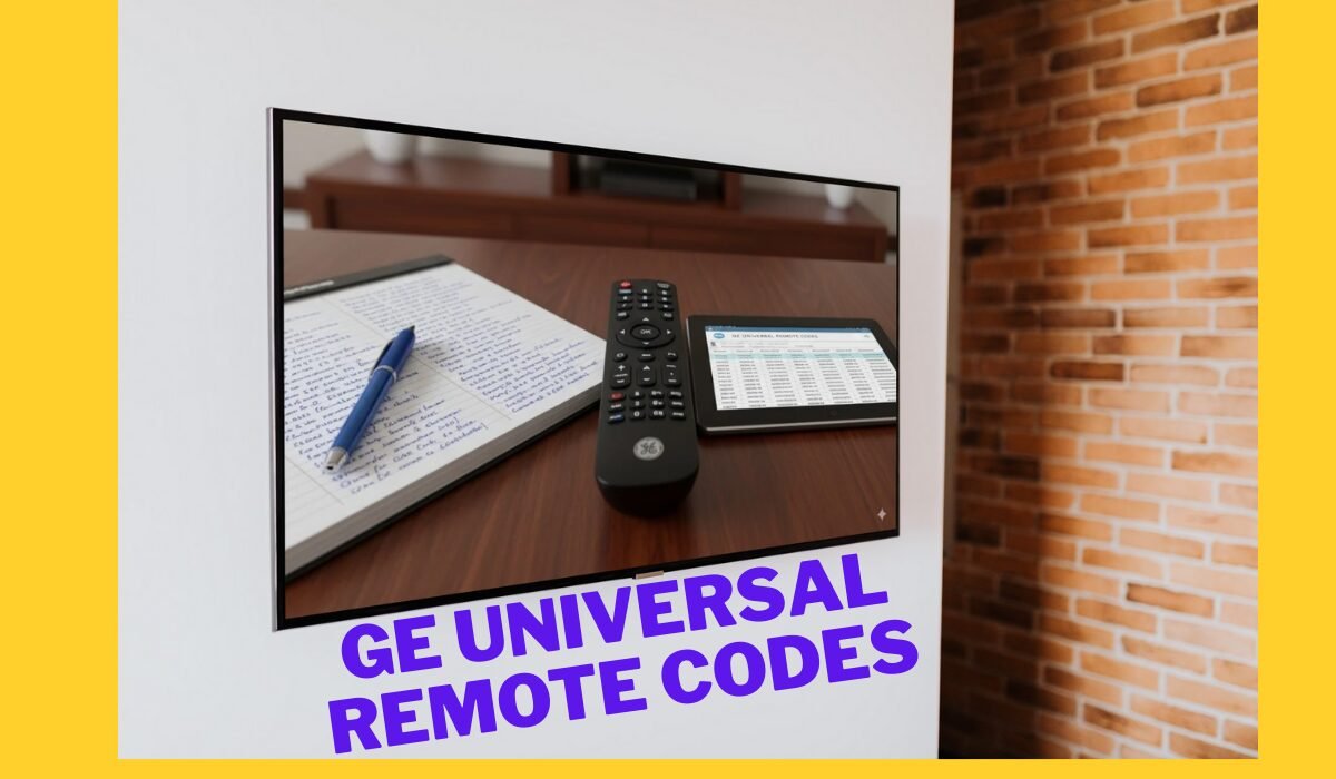 ge universal remote codes